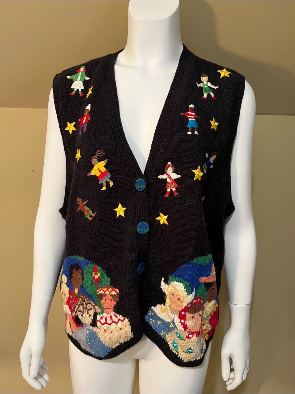 BellePointe Black Kids Around the World Vest 
World Peace.   It’s a small world